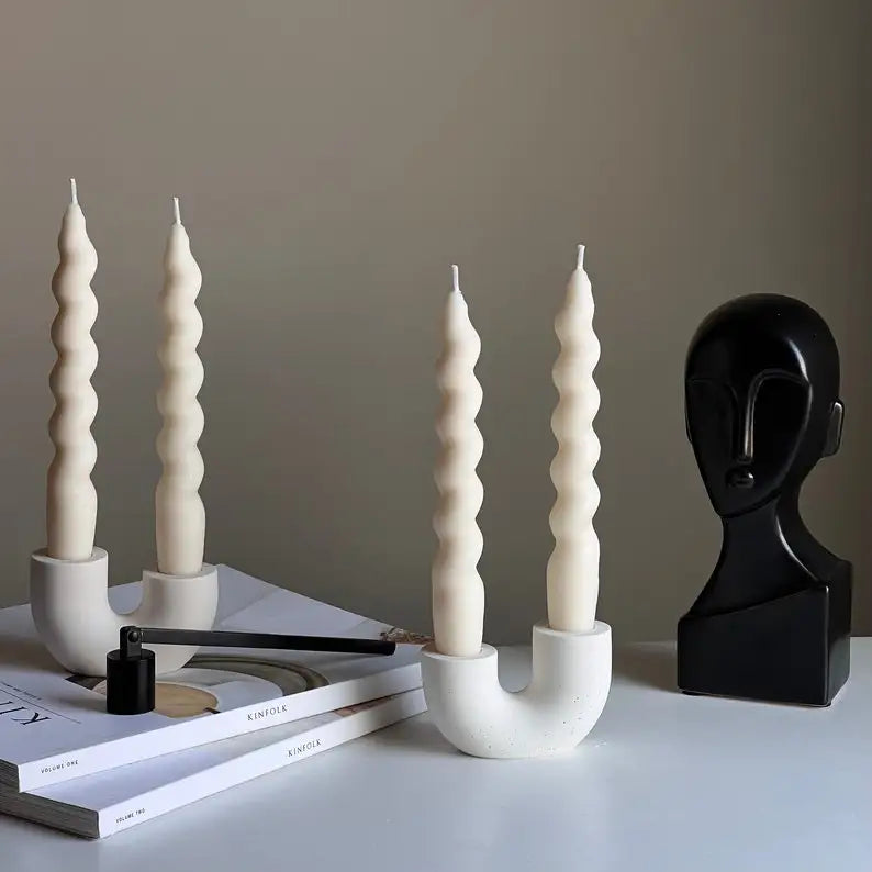 LUNA Curve Dual Candleholder